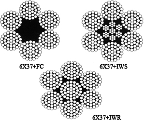 6x37 Steel Wire Rope(Ungalvanized and Galvanized)