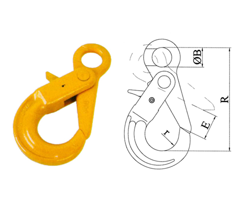 G80 Eye self-locking hook