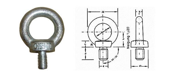 DIN 580 Lifting Eye Bolt